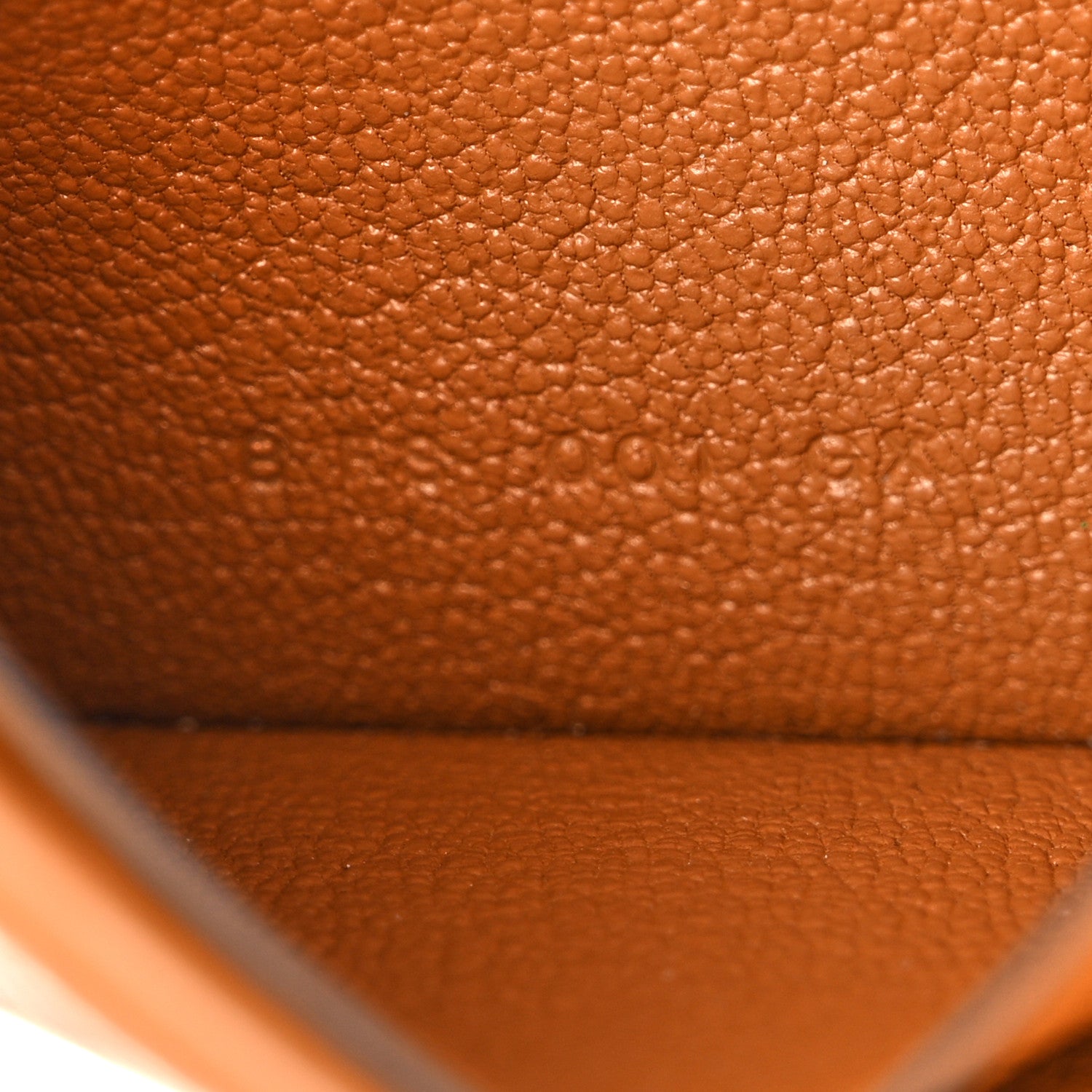 Hermes Evercolor Sellier Card Holder Caramel 7 of 8