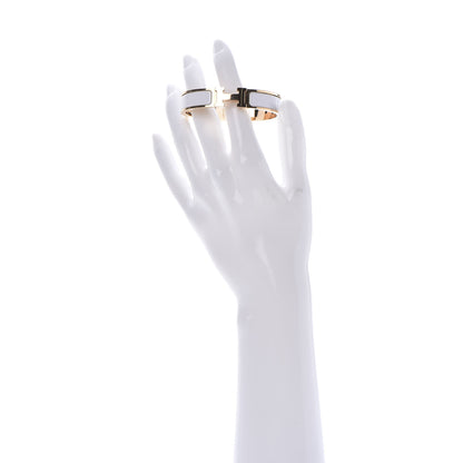 Hermes Enamel Narrow Clic Clac H Bracelet PM White 3 of 14
