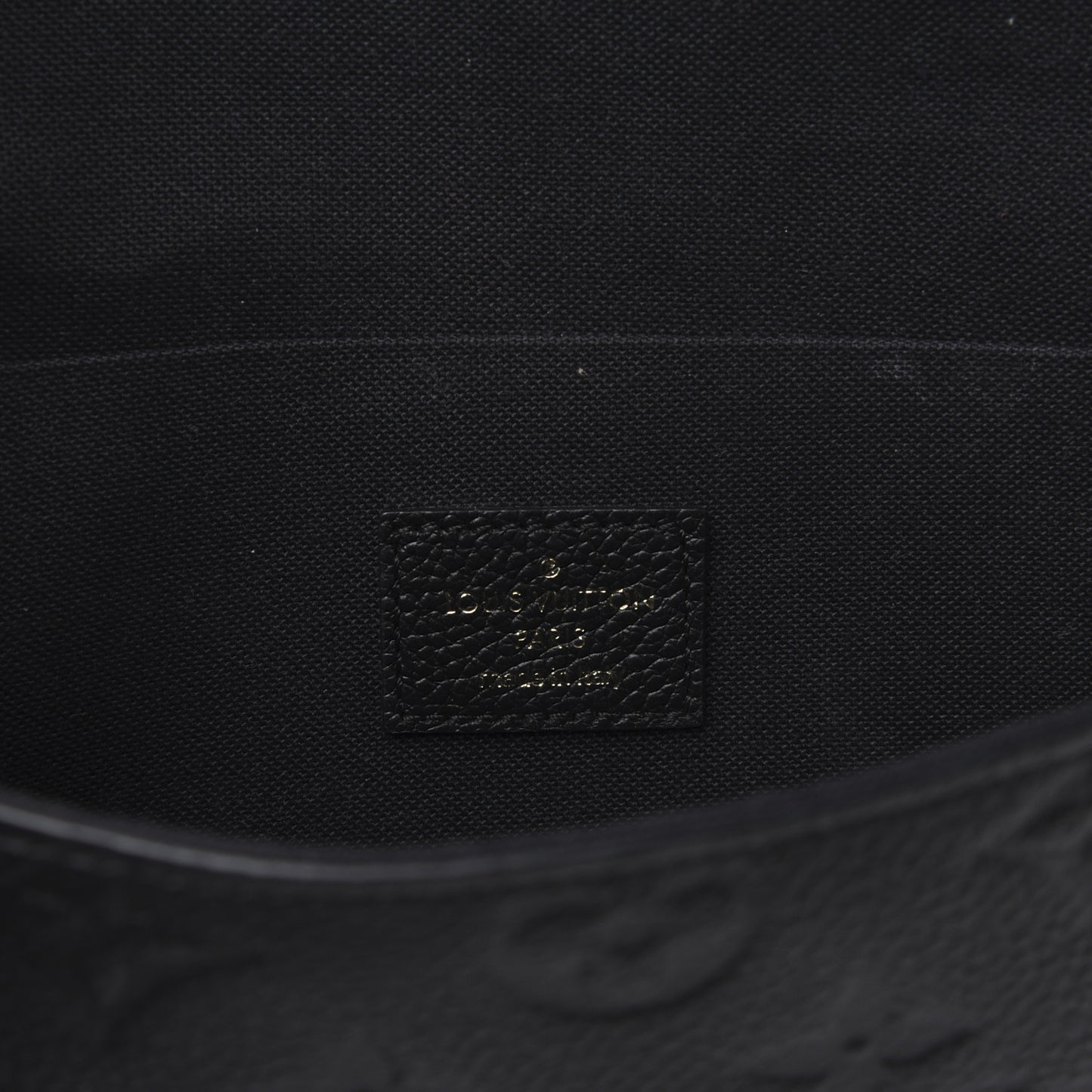 Empreinte Pochette Felicie Chain Wallet Black