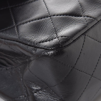 Chanel Lambskin Quilted Medium Double Flap Black 10 of 15