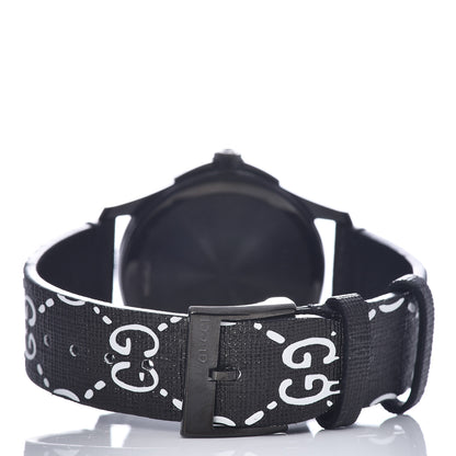 Gucci PVD Stainless Steel Canvas 38mm G-Timeless Ghost Quartz Watch Black 4 of 6