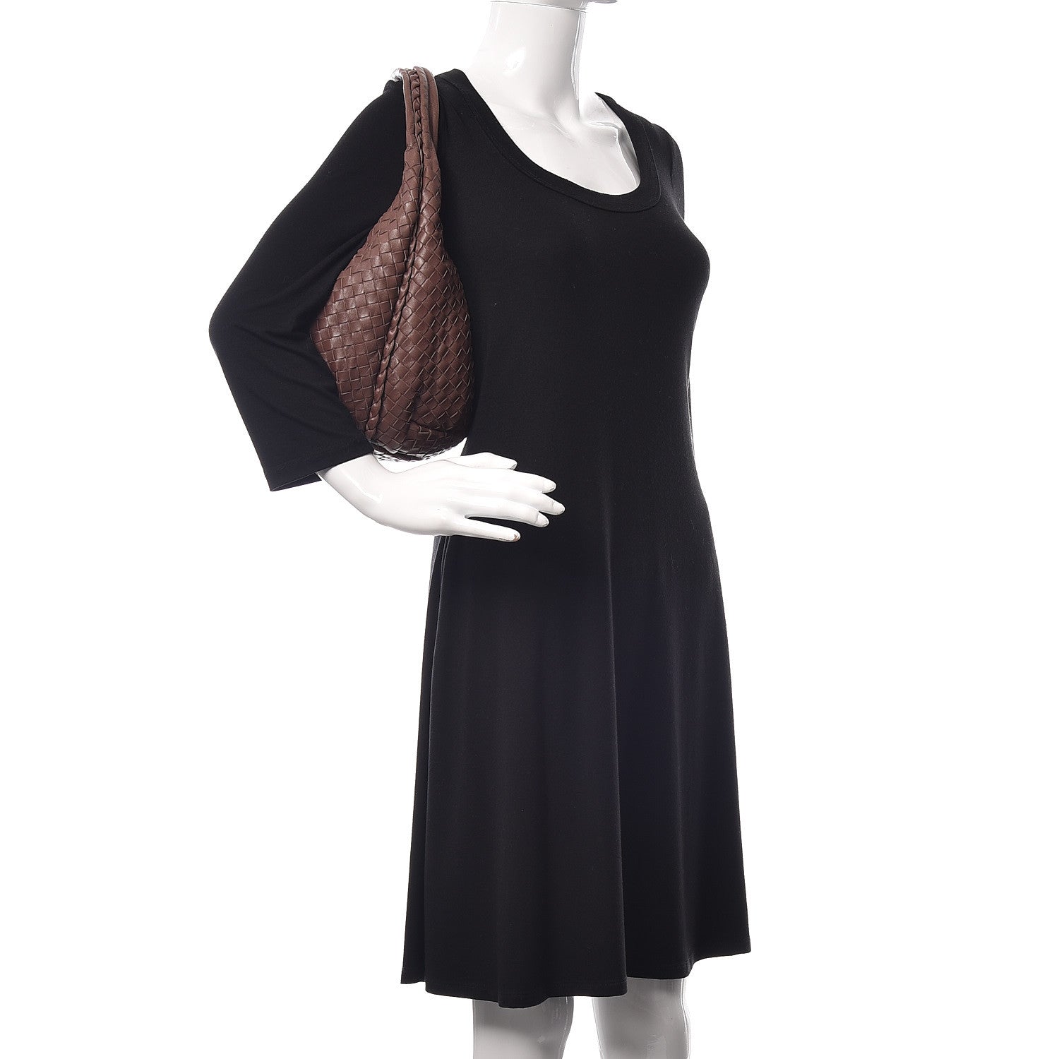 Bottega Veneta Nappa Intrecciato Medium Belly Veneta Hobo Truffle 2 of 12