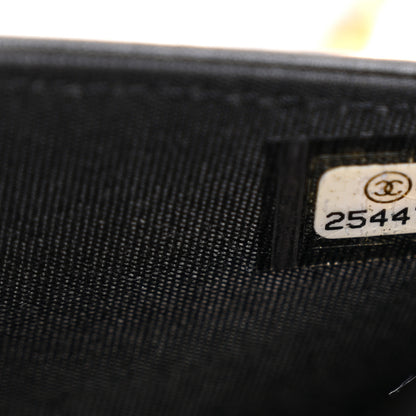 Chanel Caviar Quilted Boy Wallet On Chain WOC Black 8 of 13