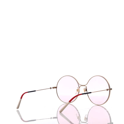 Gucci Round Sunglasses GG0395S Red Blue White 4 of 8