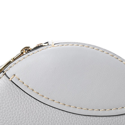 Chloe Grained Shiny Calfskin Mini Round Daria Bag Light Cloud 11 of 11