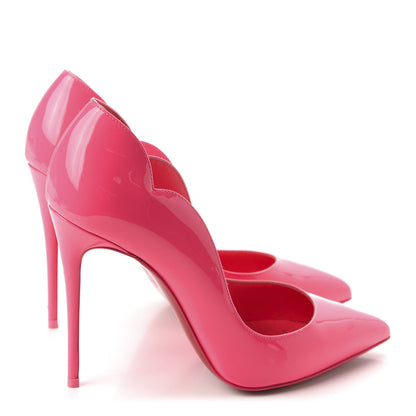 Christian Louboutin Patent Hot Chick 100 Pumps 37 Pinky 4 of 11