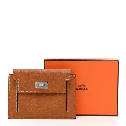 Hermes Epsom Kelly Pocket Compact Wallet Gold 8 of 8