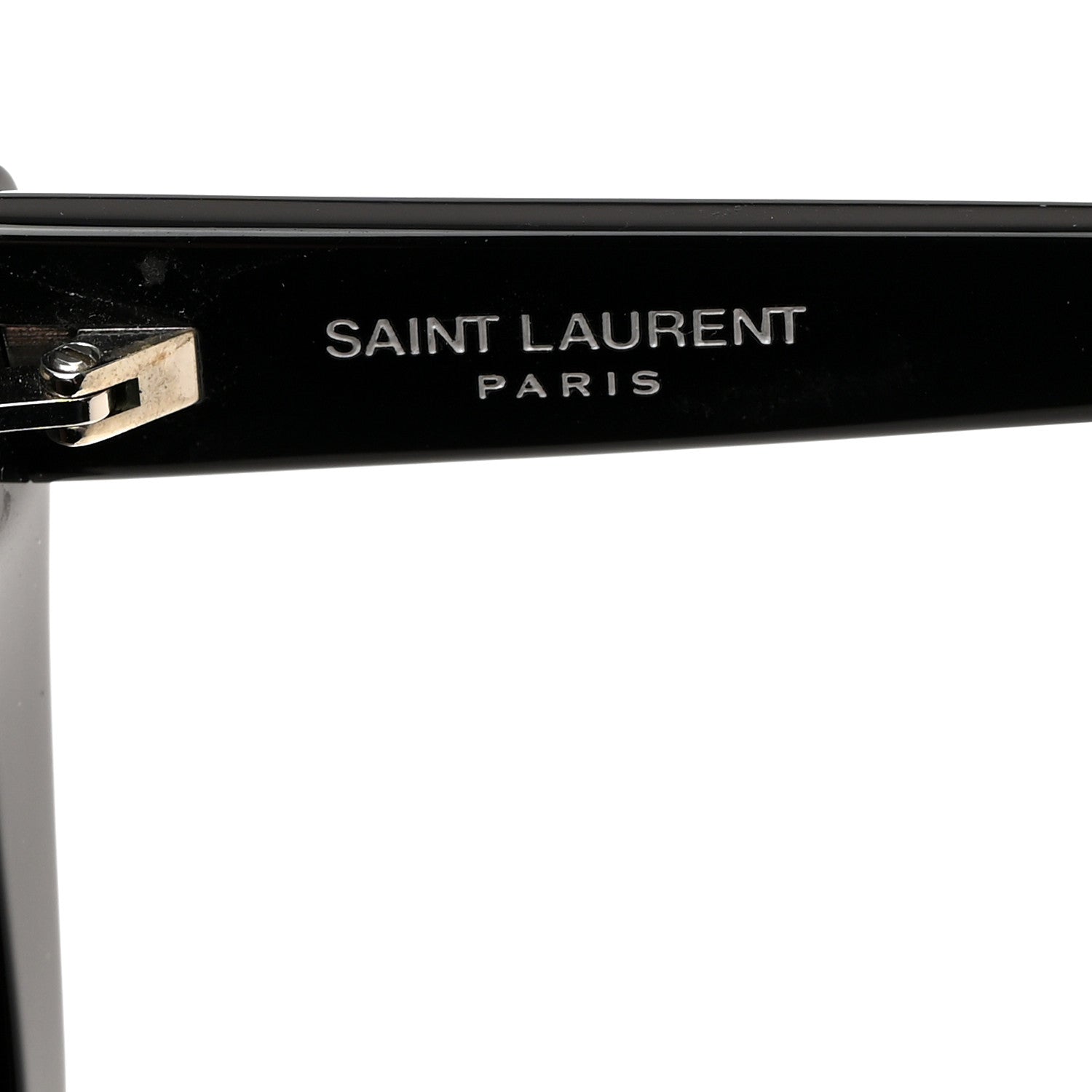 Saint Laurent Acetate Mica Cat Eye Sunglasses SL 276 Black 7 of 8