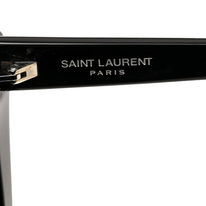 Saint Laurent Acetate Mica Cat Eye Sunglasses SL 276 Black 7 of 8