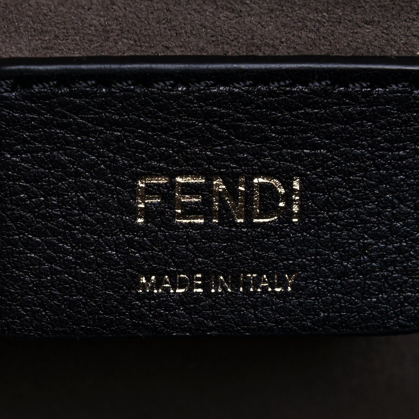 Vitello Century Opaco F is Fendi Kan I Shoulder Bag Blu Scuro
