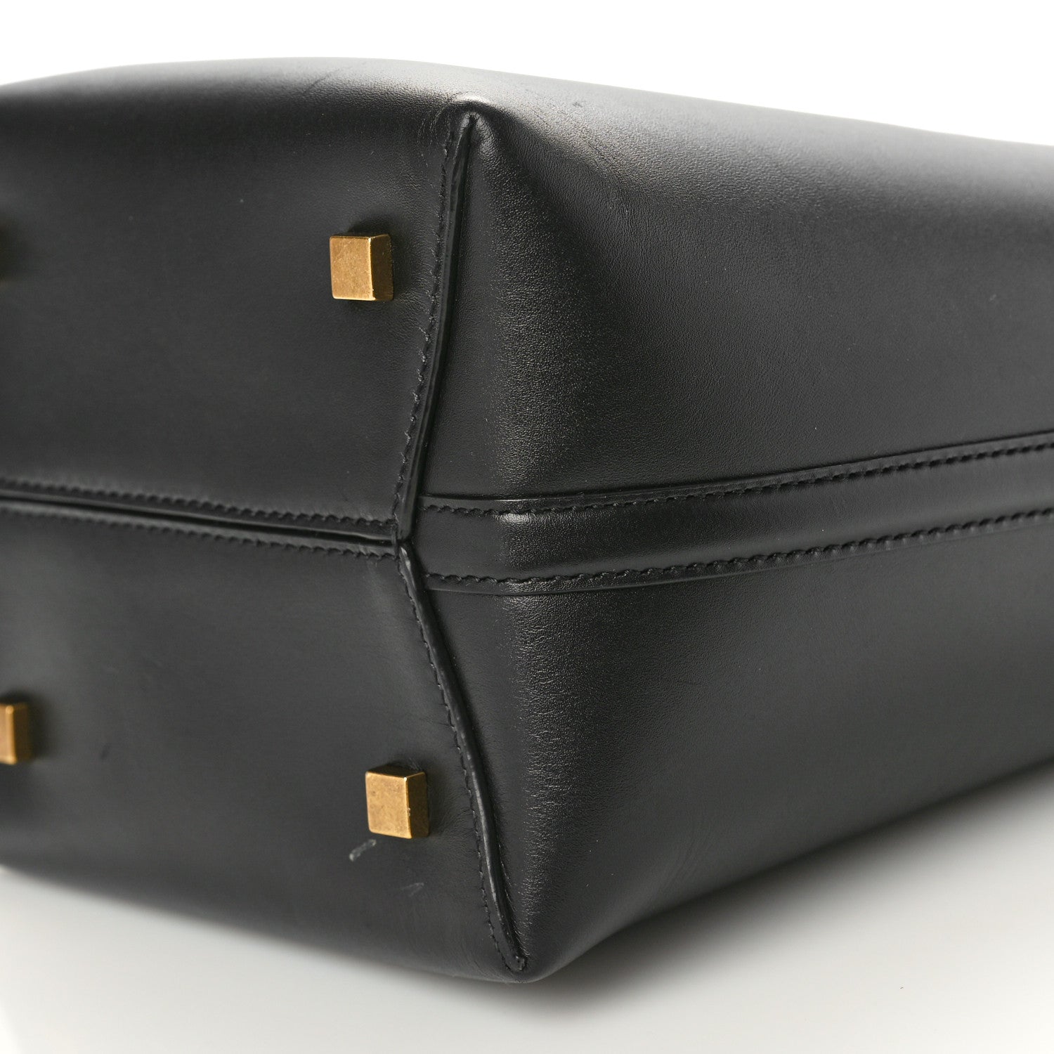 Saint Laurent Shiny Calfskin Le 37 Mini Bucket Bag Black 9 of 9