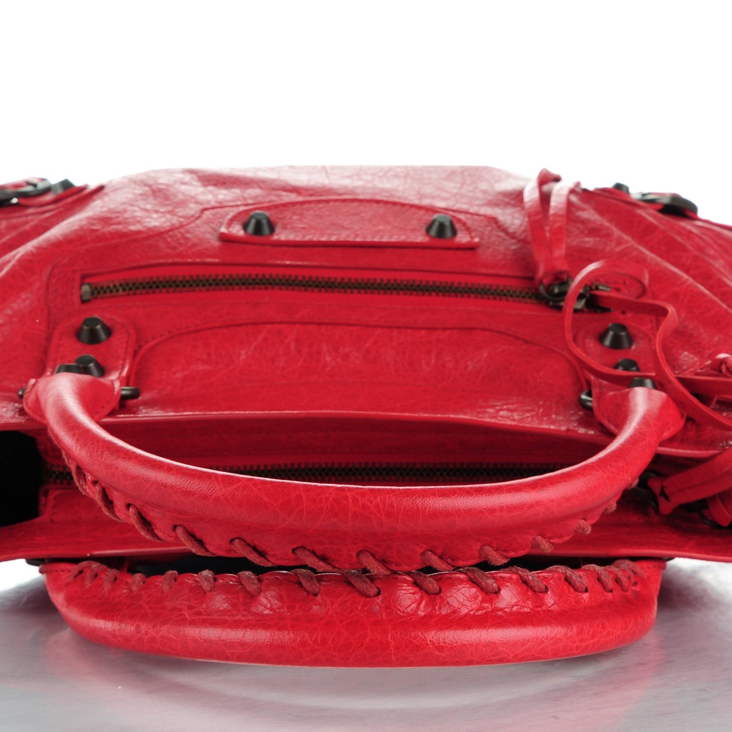 Balenciaga Agneau Classic Hardware Town Rouge Coquelicot 5 of 8