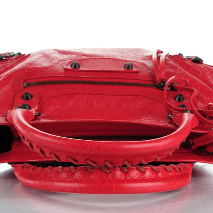 Balenciaga Agneau Classic Hardware Town Rouge Coquelicot 5 of 8