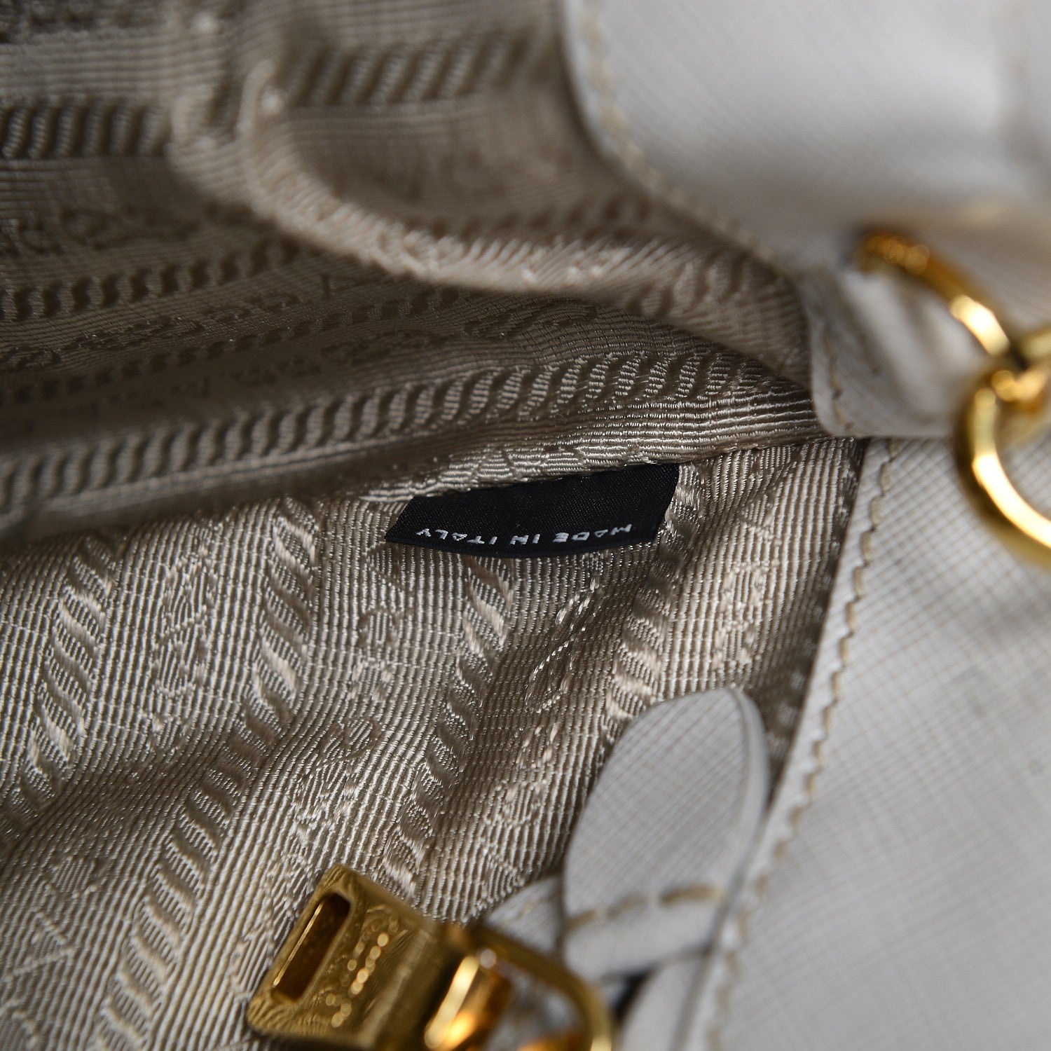 Prada Saffiano Medium Galleria Double Zip Tote Talco 8 of 14