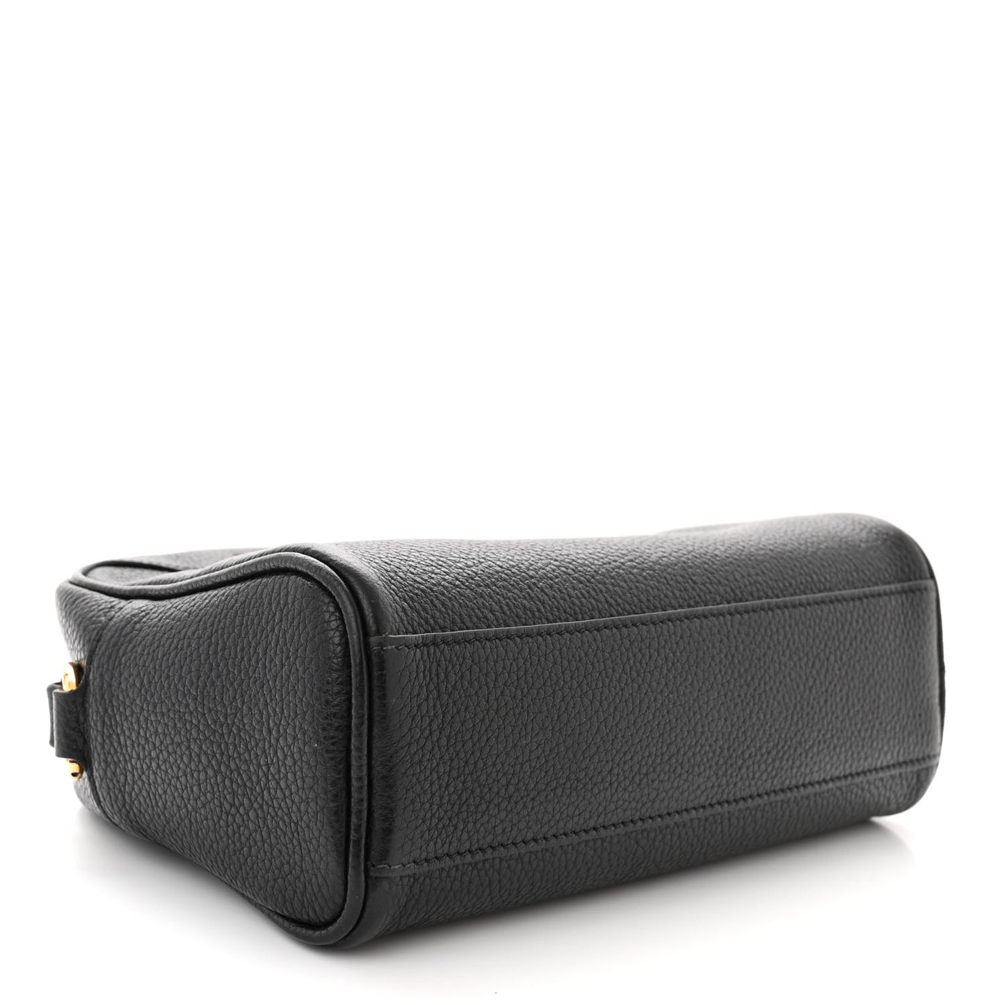 Calfskin Travel Camera Crossbody Bag Black
