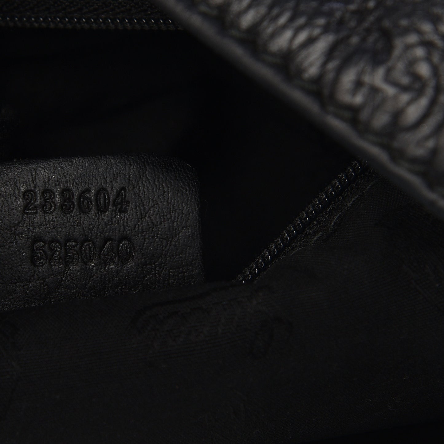 Guccissima Large New Ladies Web Hobo Black