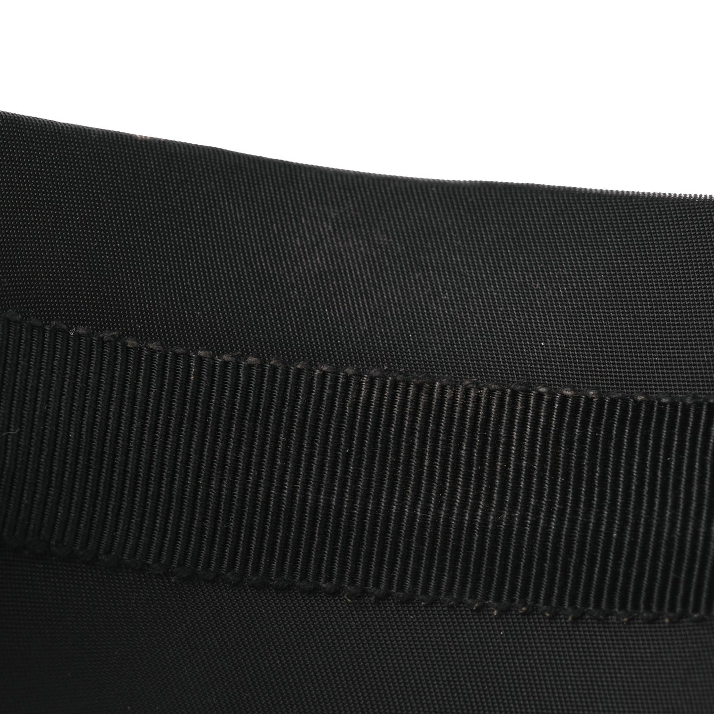 Re-Nylon Metal Triangle Logo Headband Black