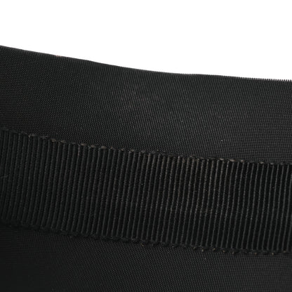 Prada Re-Nylon Metal Triangle Logo Headband Black 6 of 6