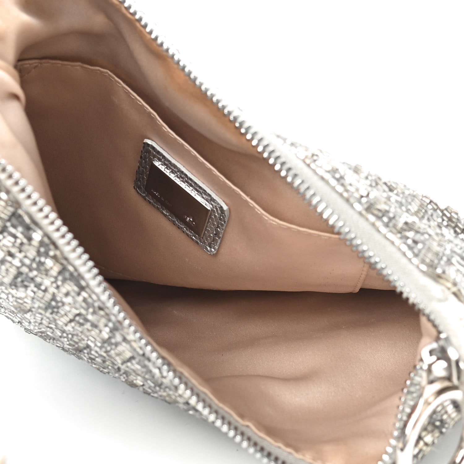 Fendi Beaded Small Oyster Silver 4 of 10