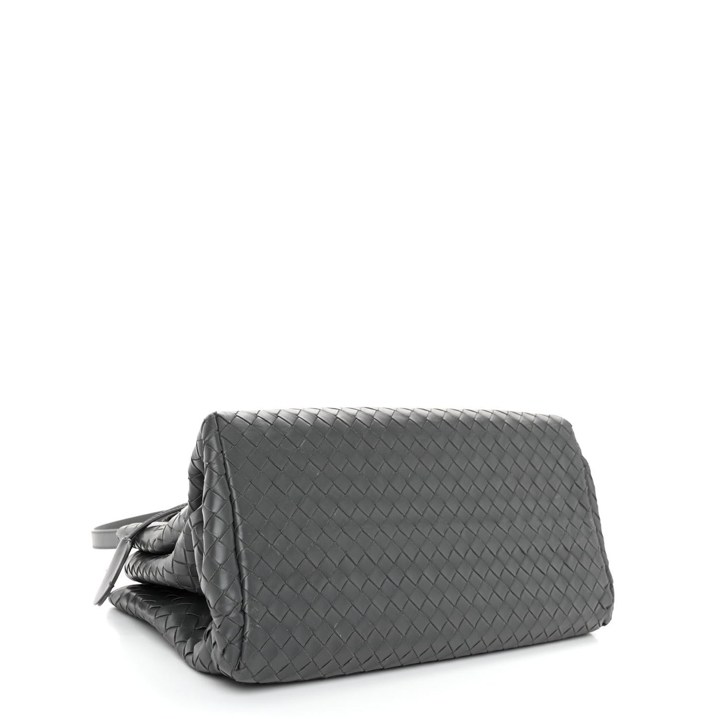 BOTTEGA VENETA Light Calf Intrecciato Small Roma Light Grey