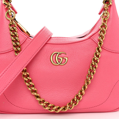 Gucci Goatskin Small Aphrodite Shoulder Bag Rhodamine Pink 7 of 9