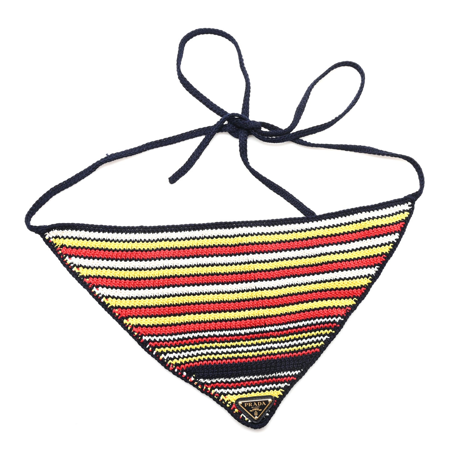Crochet Metal Triangle Bandana Multicolor