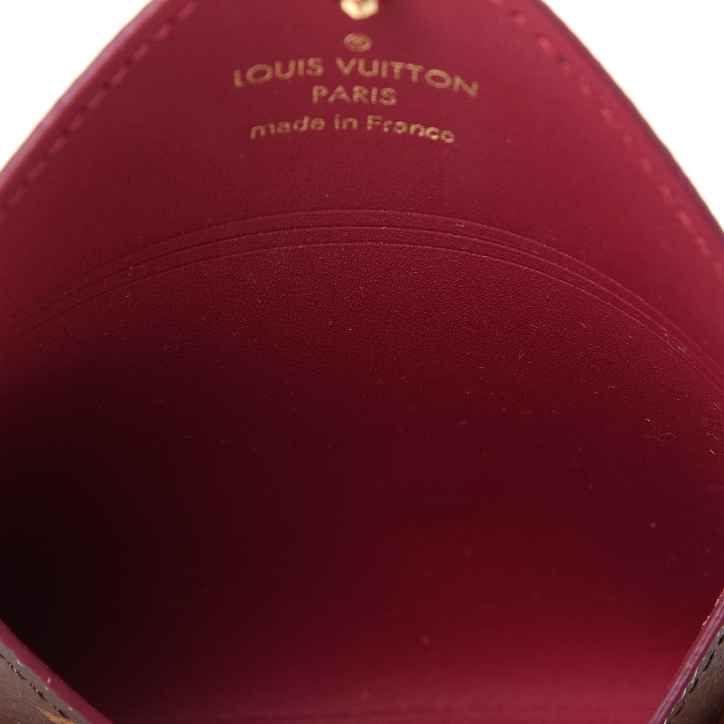 Monogram Small Kirigami Pochette Insert Fuchsia