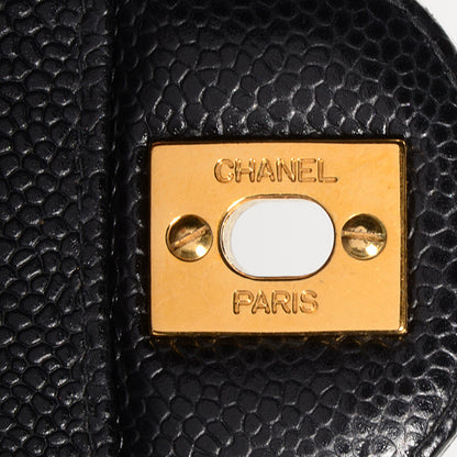 Chanel Caviar Quilted Jumbo Single Flap Black 6 of 8