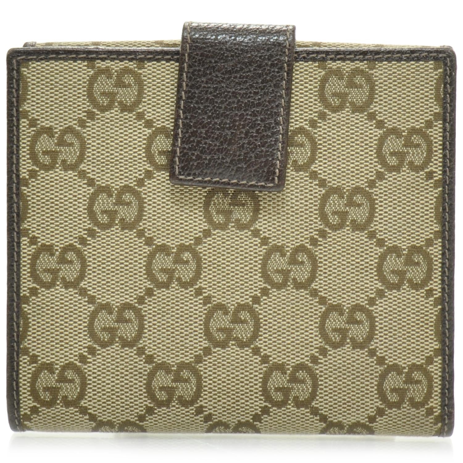 Gucci Monogram French Wallet Ebony 2 of 8