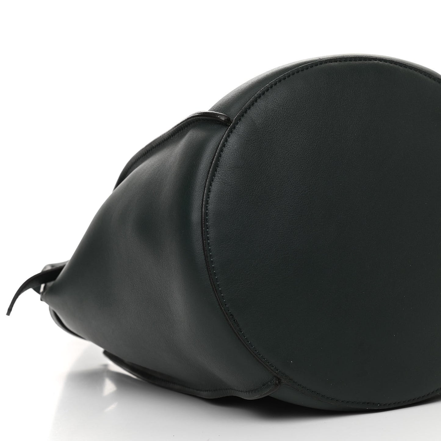 Smooth Calfskin Long Strap Big Bucket Bag Amazone