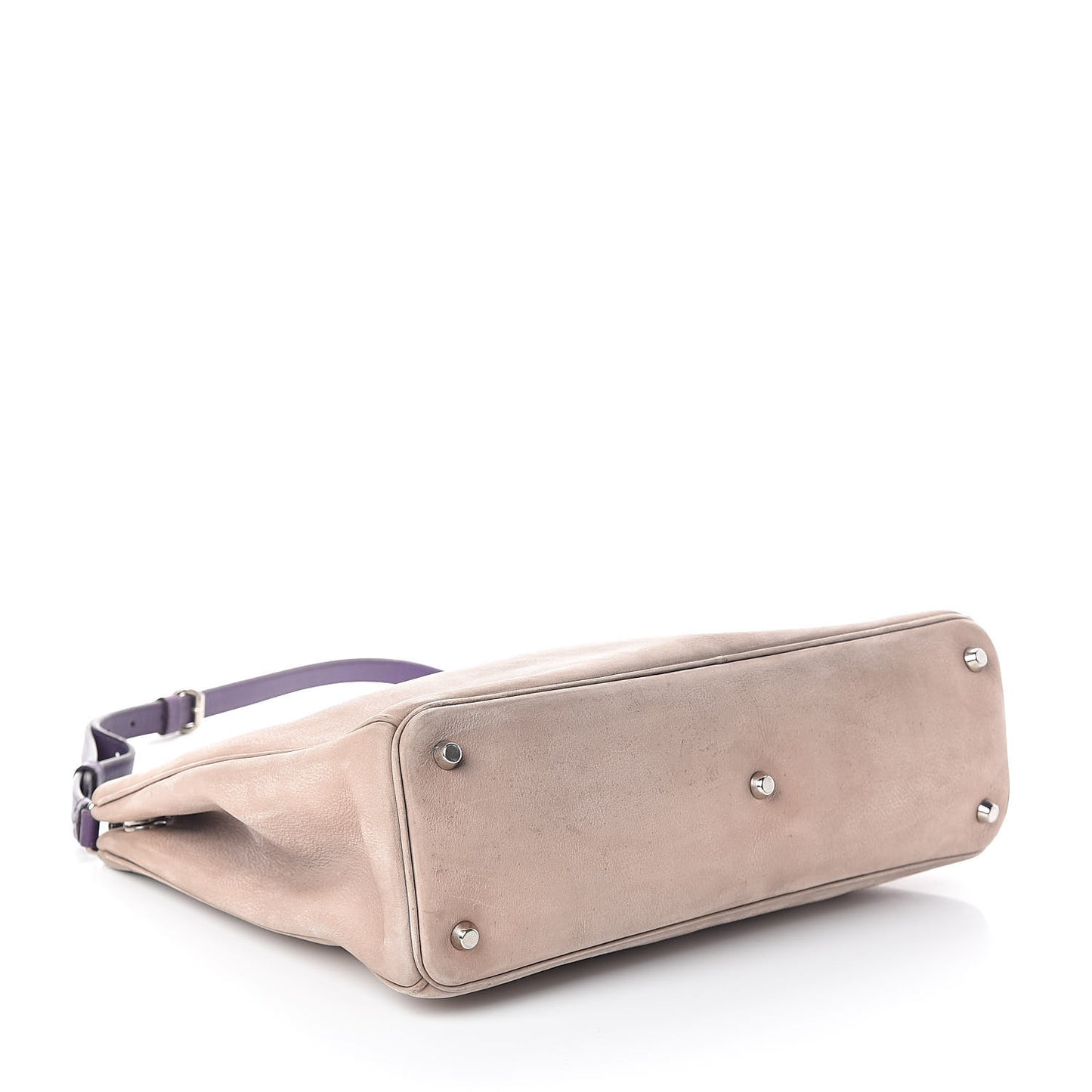 Nubuck Large Diorissimo Tote Beige Purple