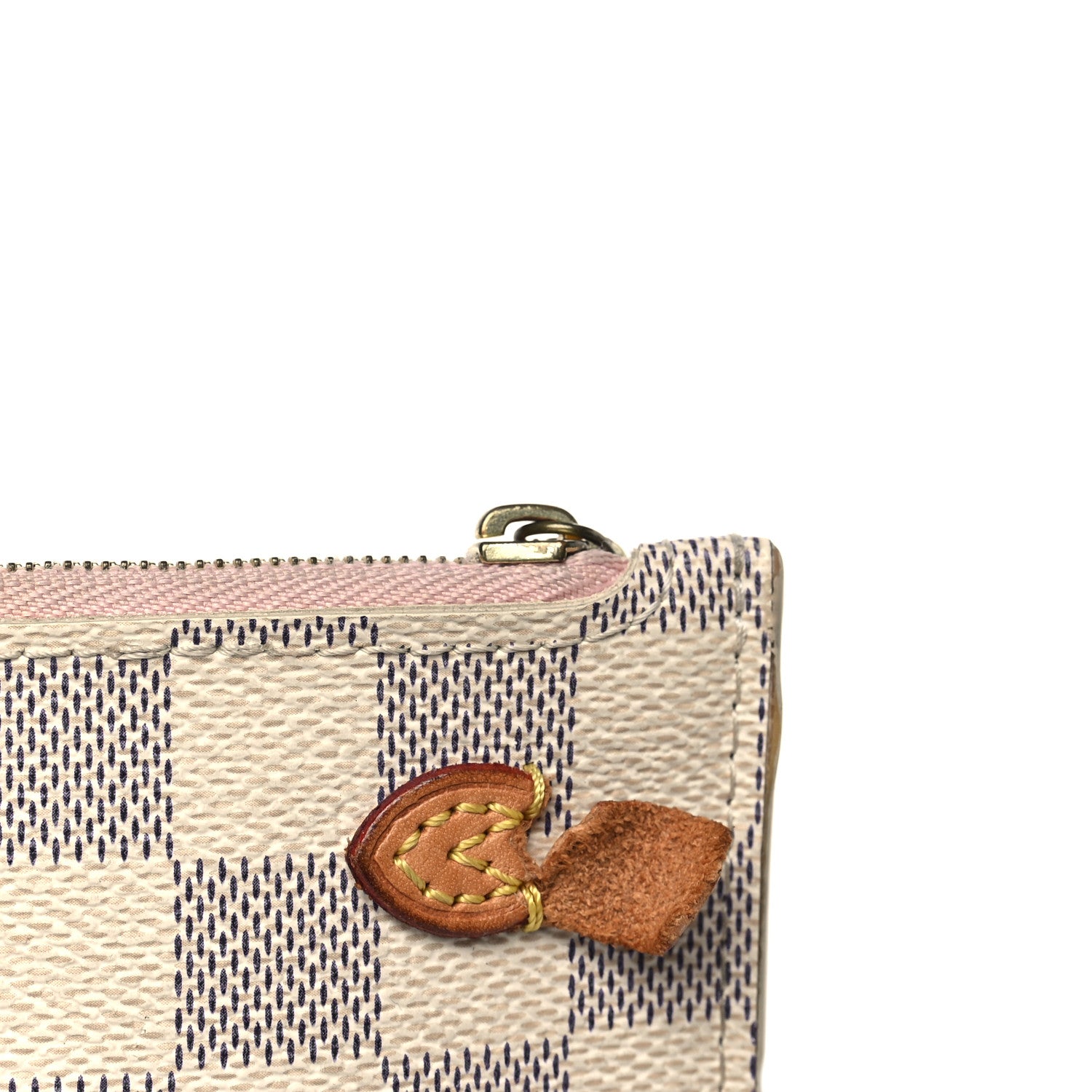 Louis Vuitton Damier Azur Neverfull MM GM Pochette Rose Ballerine 9 of 9