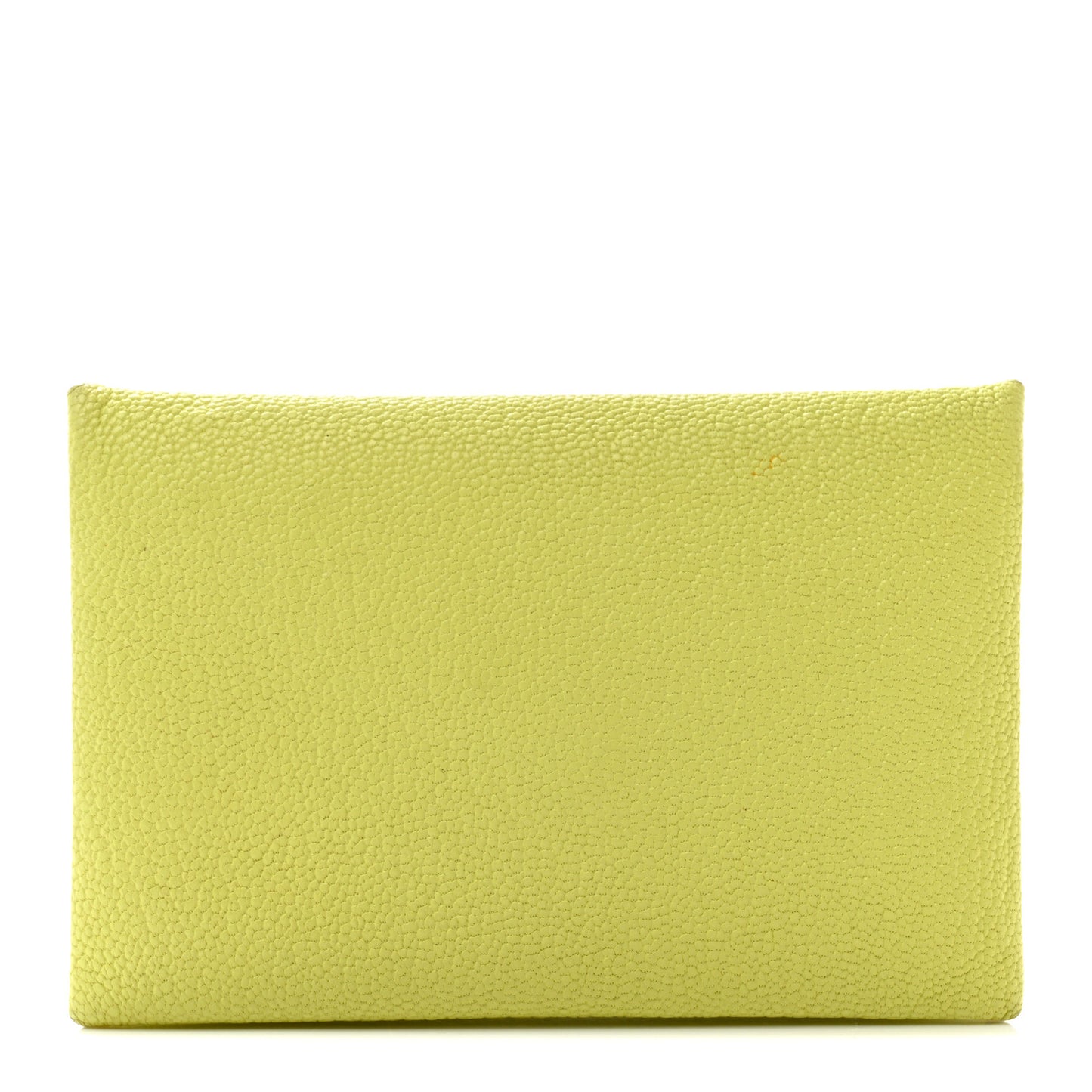 Chevre Mysore Verso Calvi Card Case Jaune Bourgeon Nata