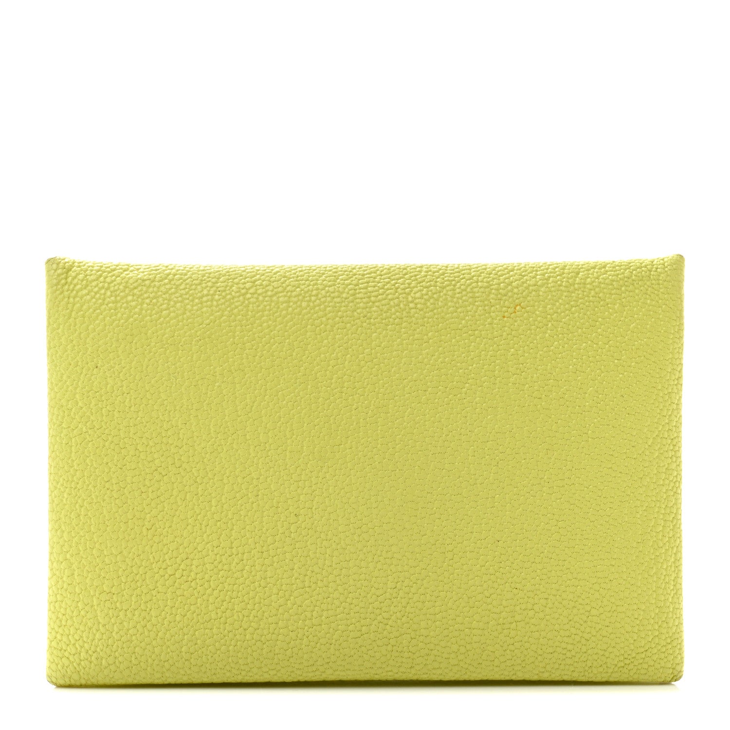 Hermes Chevre Mysore Verso Calvi Card Case Jaune Bourgeon Nata 1 of 8
