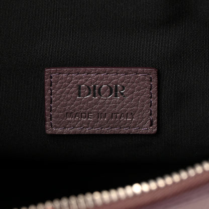 Christian Dior Grained Calfskin Kim Jones Saddle Bag Amaranth 6 of 12