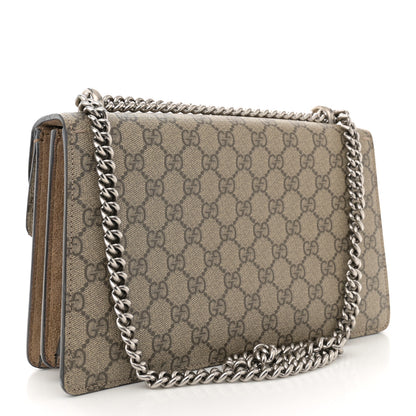 Gucci GG Supreme Monogram Small Dionysus Shoulder Bag Taupe 3 of 15