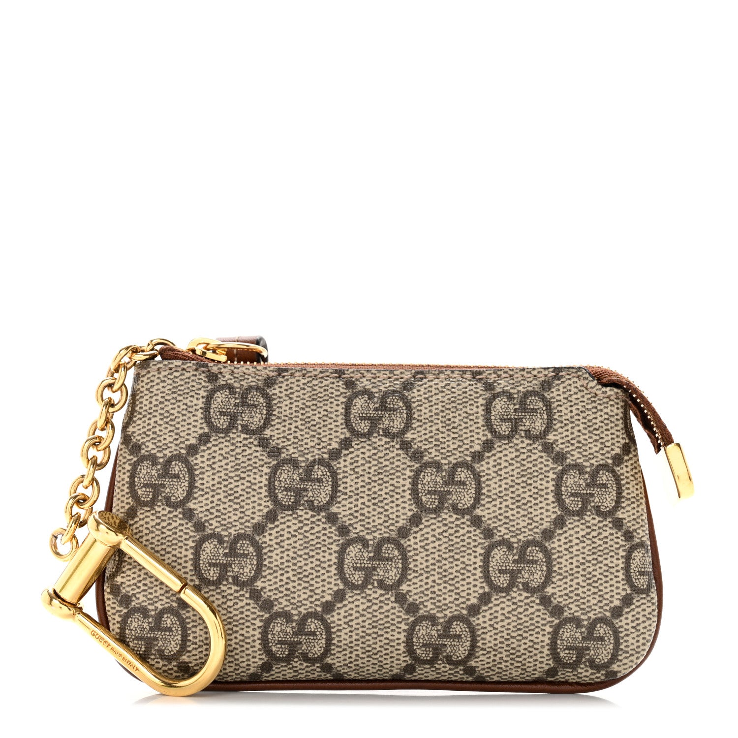 Gucci GG Supreme Monogram Key Case Brown 1 of 11