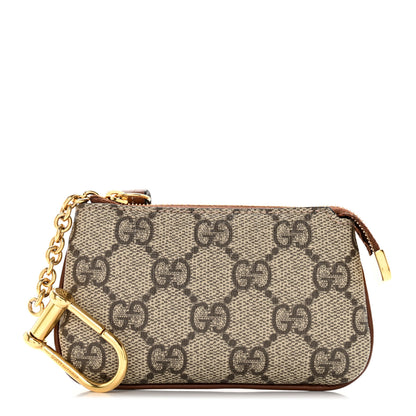 Gucci GG Supreme Monogram Key Case Brown 1 of 11