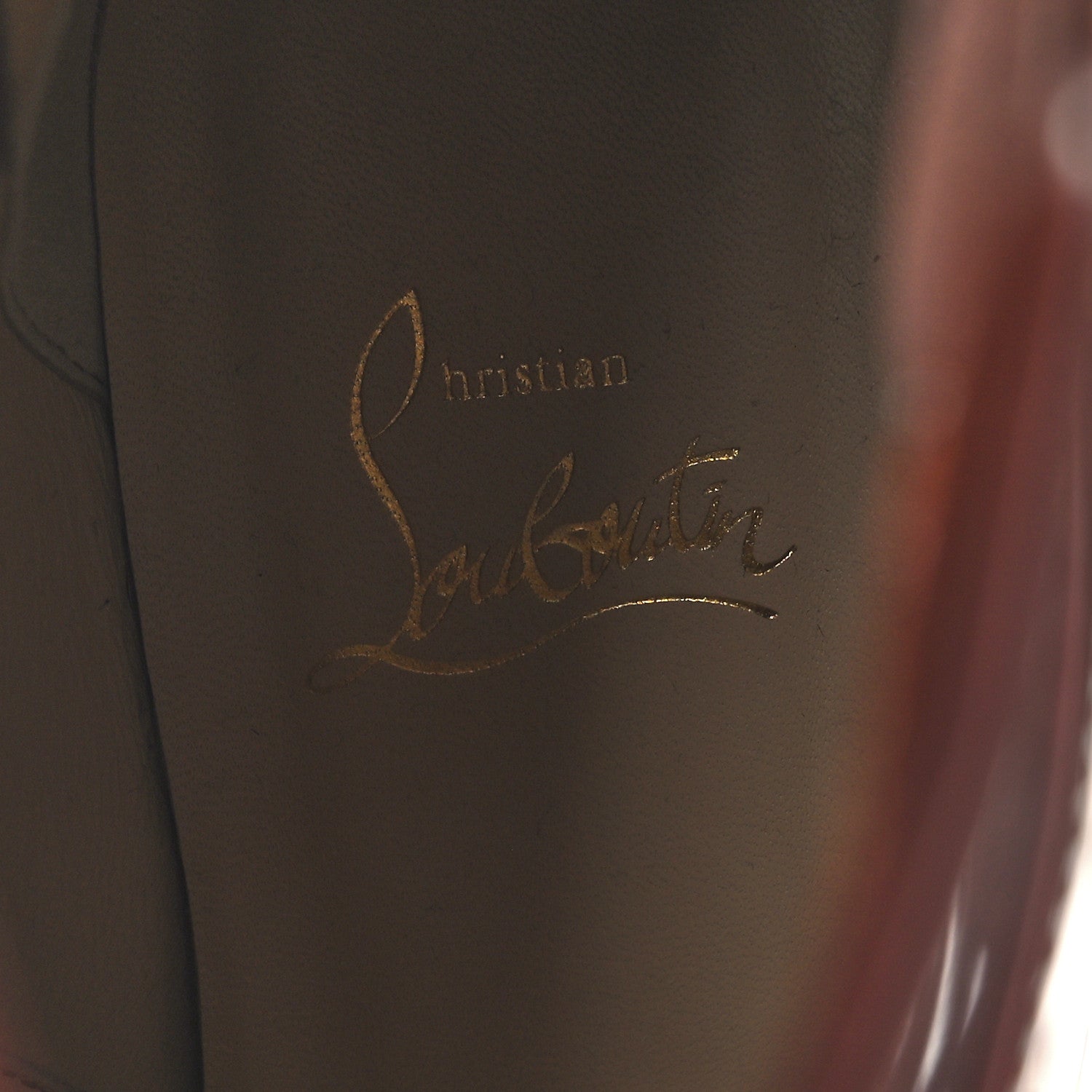Christian Louboutin Calfskin Alligator Embossed CL Chelsea 70 Booty 41 Acajou 8 of 9