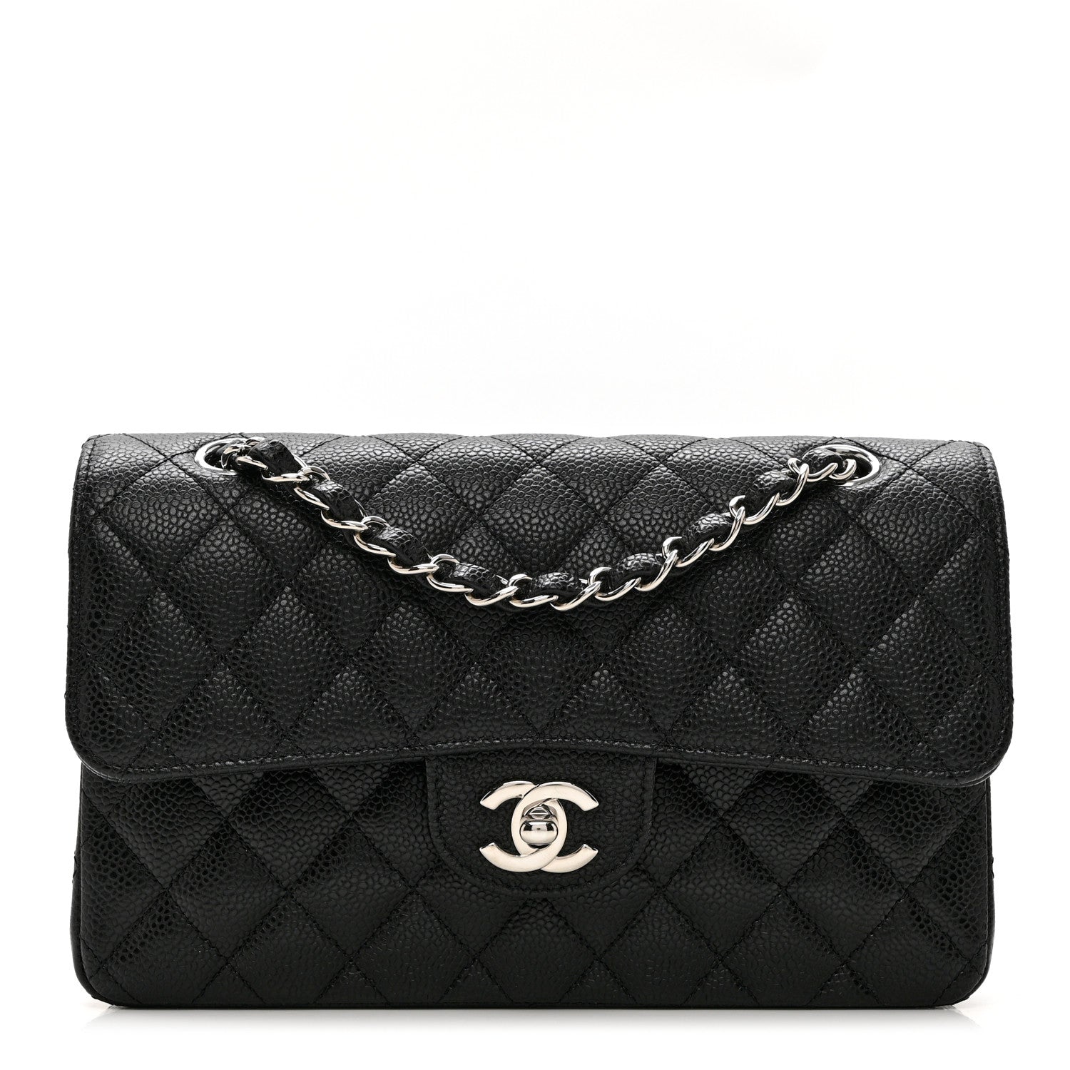 Chanel Caviar Quilted Small Double Flap Black 1 of 9