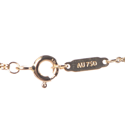 Tiffany 18K Yellow Gold Infinity Double Chain Pendant Necklace 5 of 6