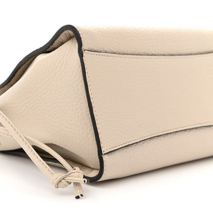 Mulberry Heavy Grain Small Iris Tote Chalk Midnight 8 of 9