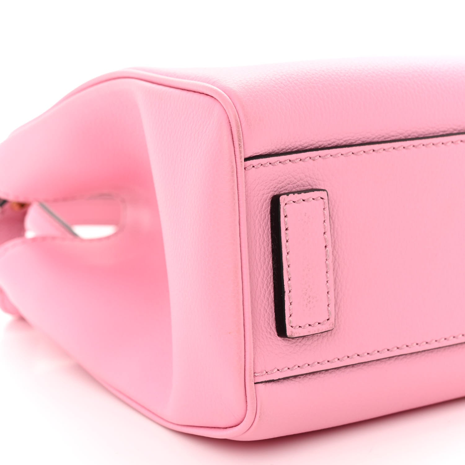 Versace Grained Calfskin Small La Medusa Chain Tote Baby Pink 8 of 9