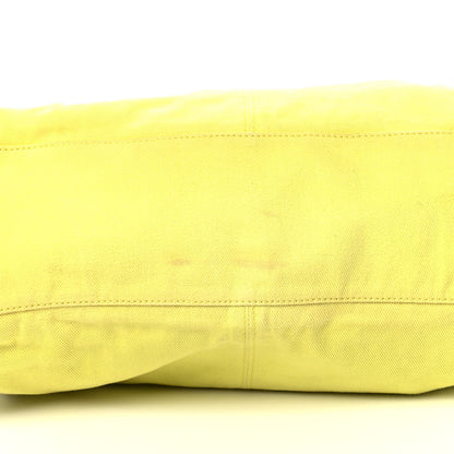 Balenciaga Boarskin Canvas Classic Silver Hardware City Yellow Black 11 of 11