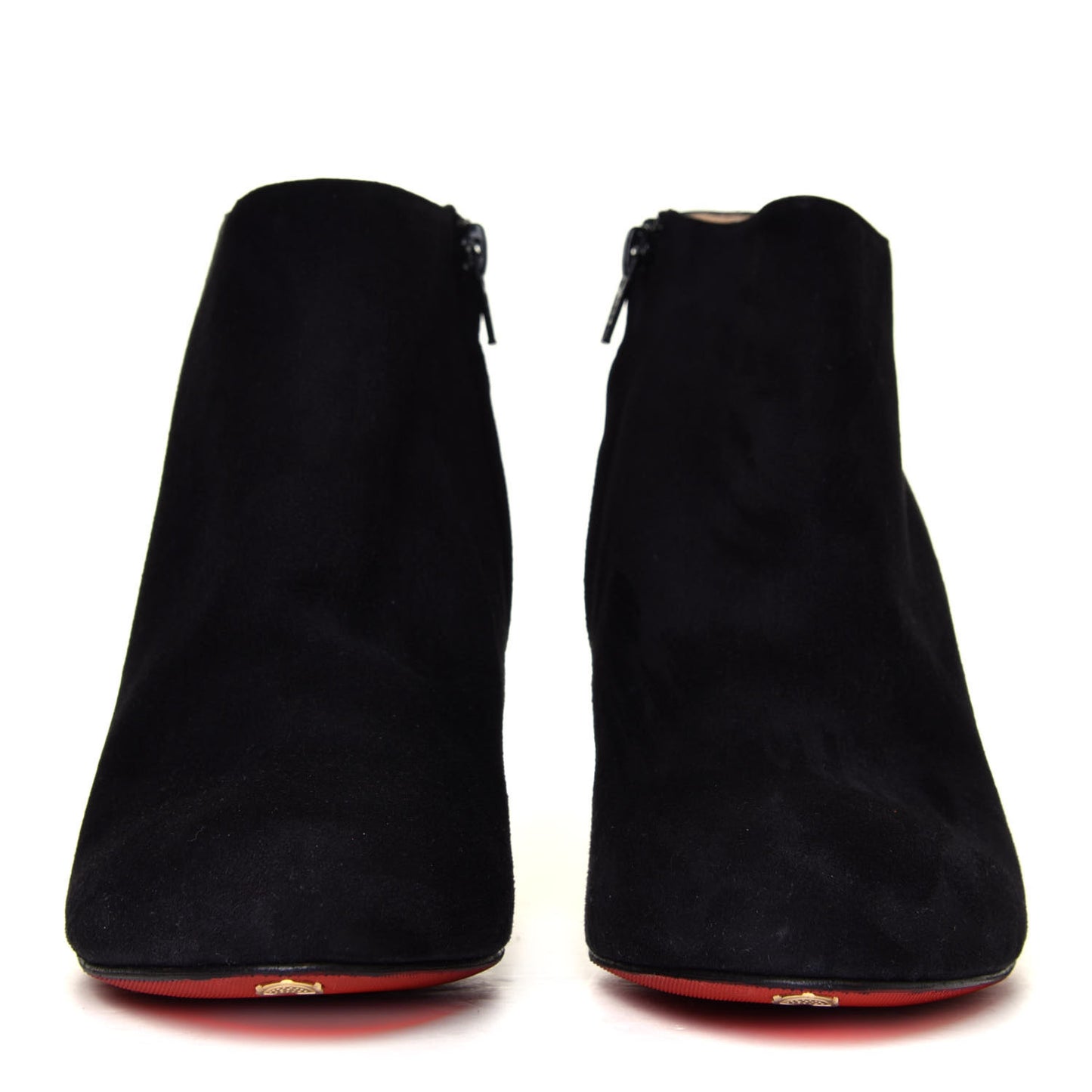 Veau Velours Belle 85 Booties 39.5 Black