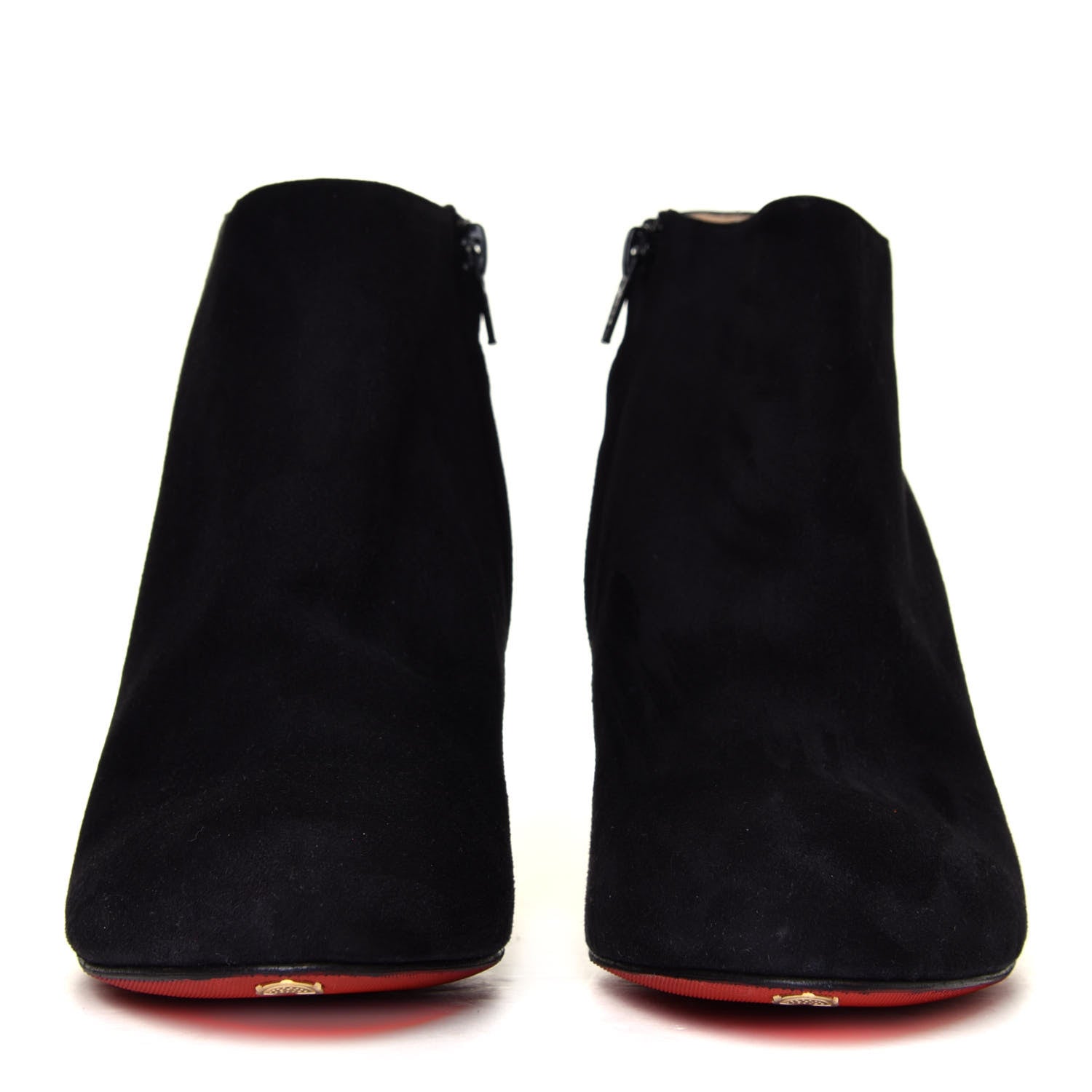 Christian Louboutin Veau Velours Belle 85 Booties 39.5 Black 7 of 12