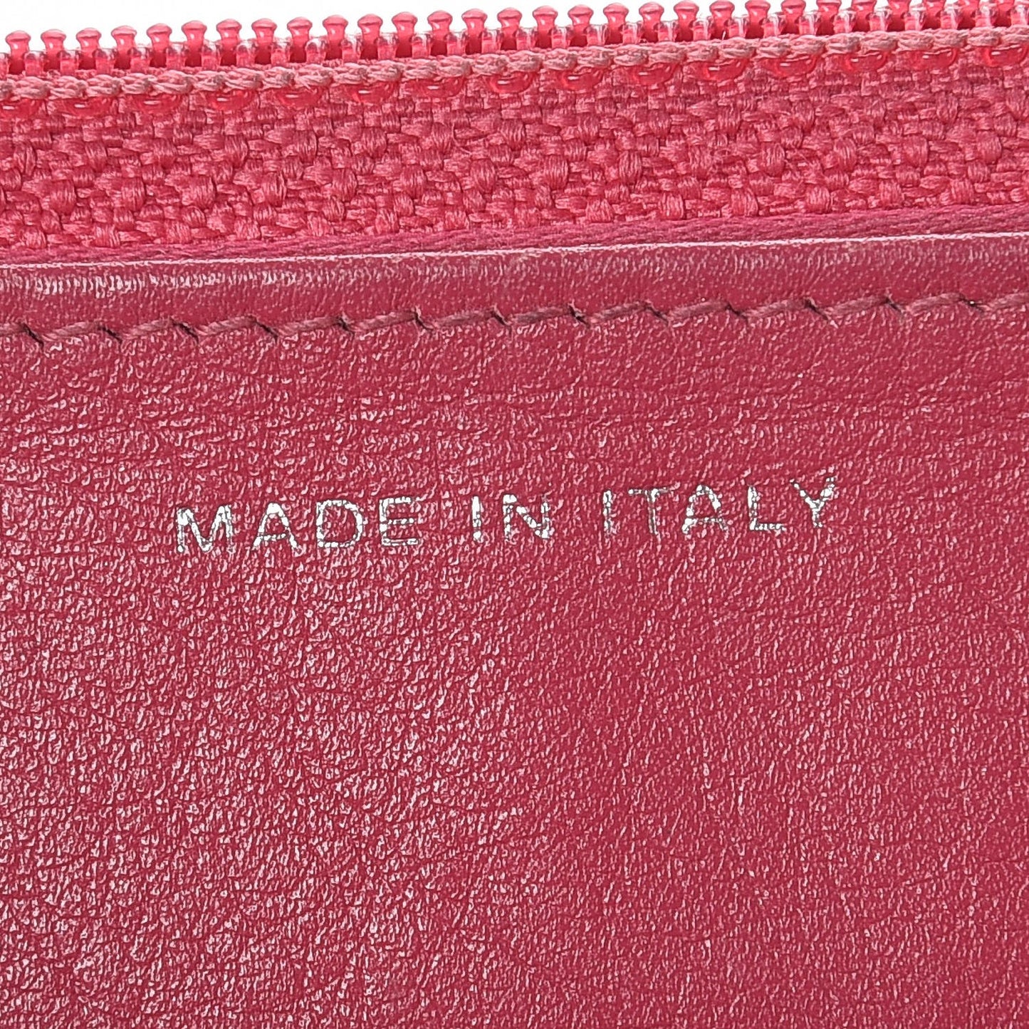 Patent Camellia Embossed Wallet on Chain WOC Rose