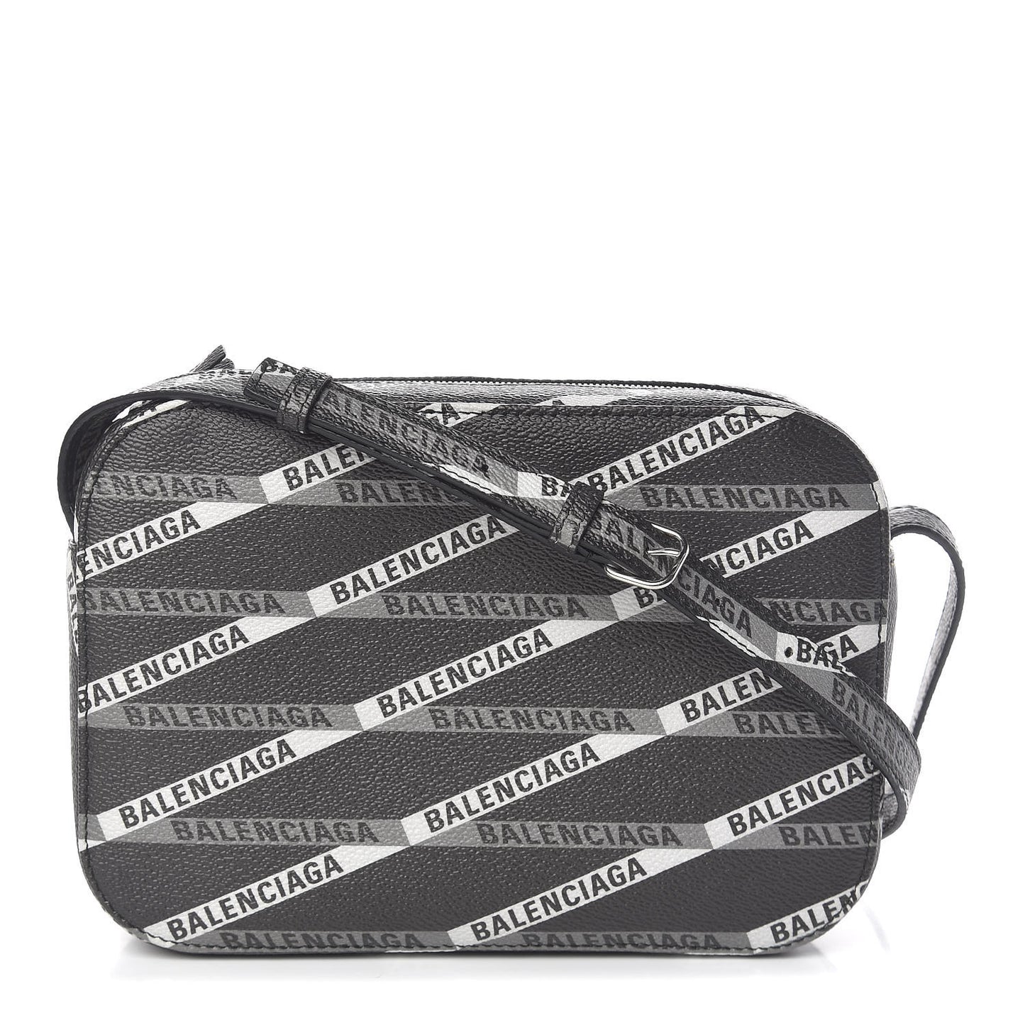 Coated Canvas Losange Monogram S Camera Bag Black Grey