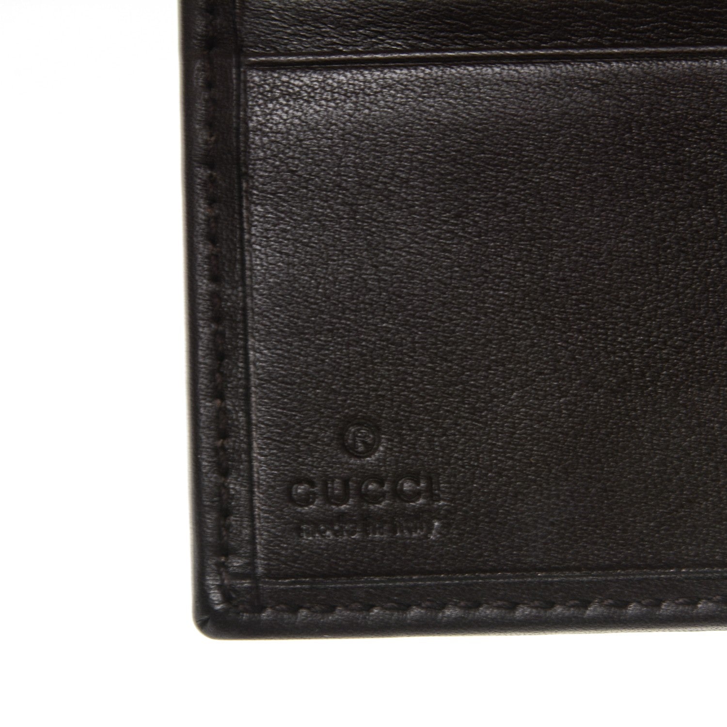 Gucci Monogram Margaux Calfskin Sukey French Flap Wallet Beige Ebony Cocoa 6 of 6
