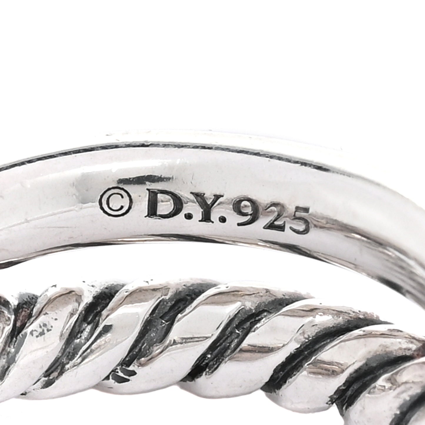 Sterling Silver Diamond Cable Classics X Hoop Earrings